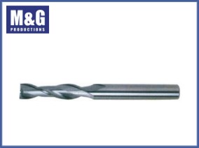 2 Flute End Mills, Long Series, Round shank